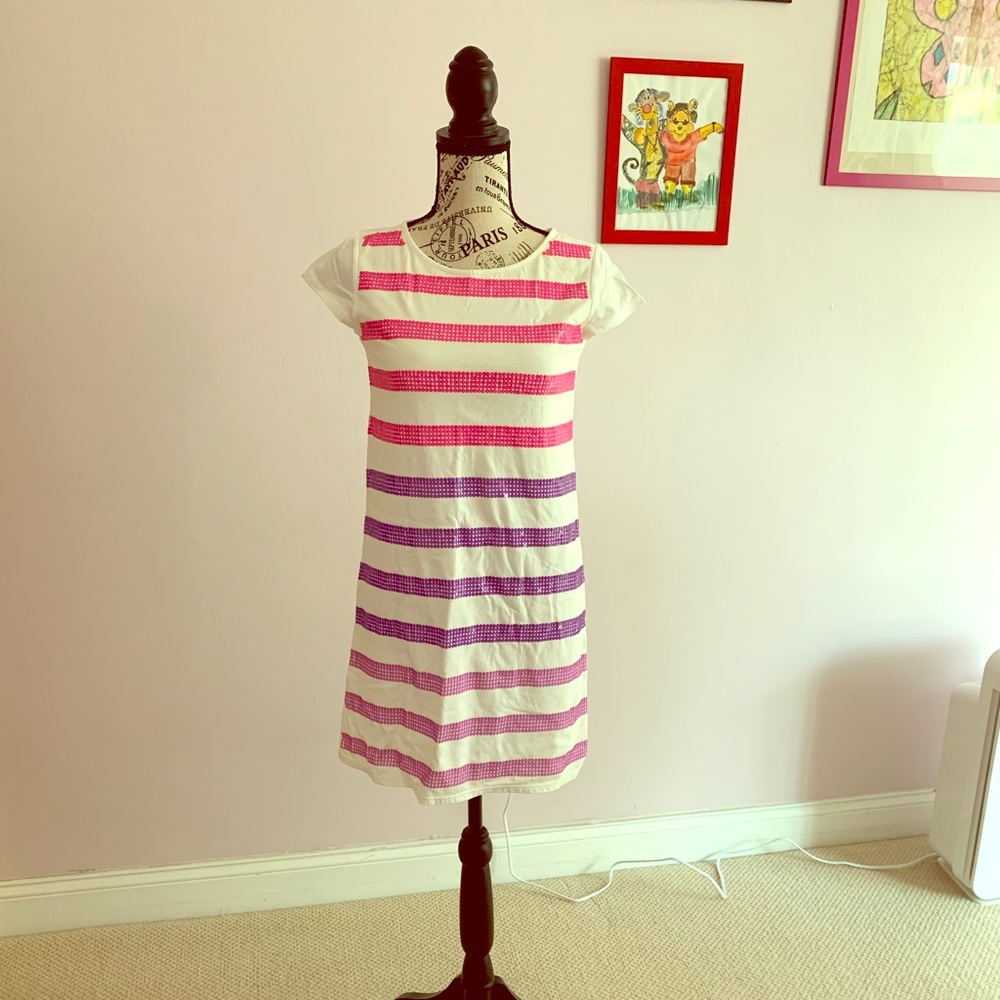 t-shirt sequence dress